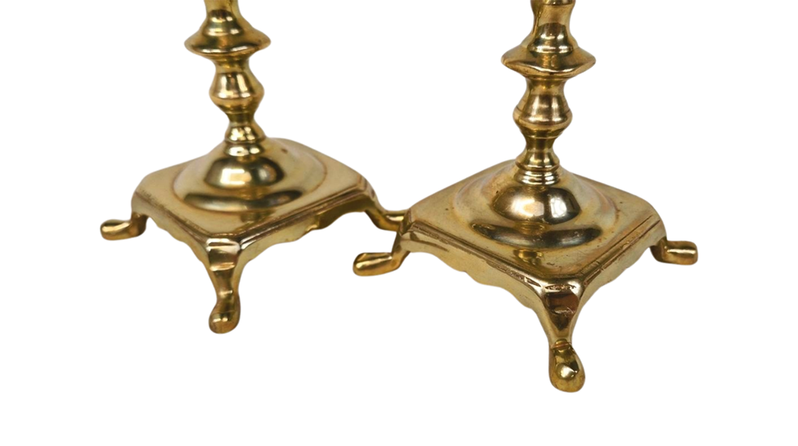 Pair of Early 18th Century Candelabras from the Basque Country - Antique Candle Holders