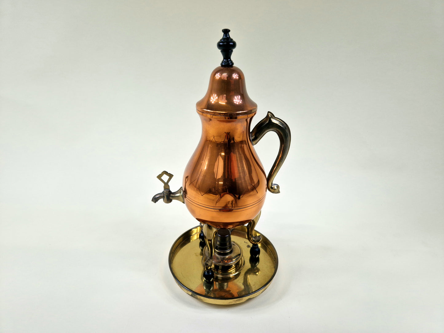 Antique 19th Century Dutch Copper/Brass Coffee Pot