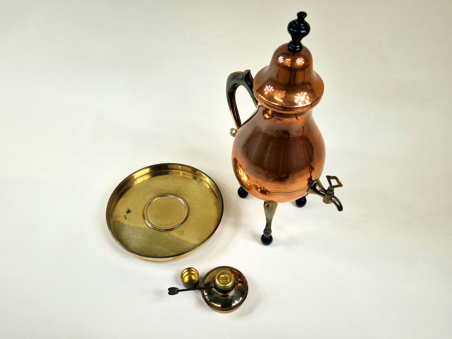 Antique 19th Century Dutch Copper/Brass Coffee Pot