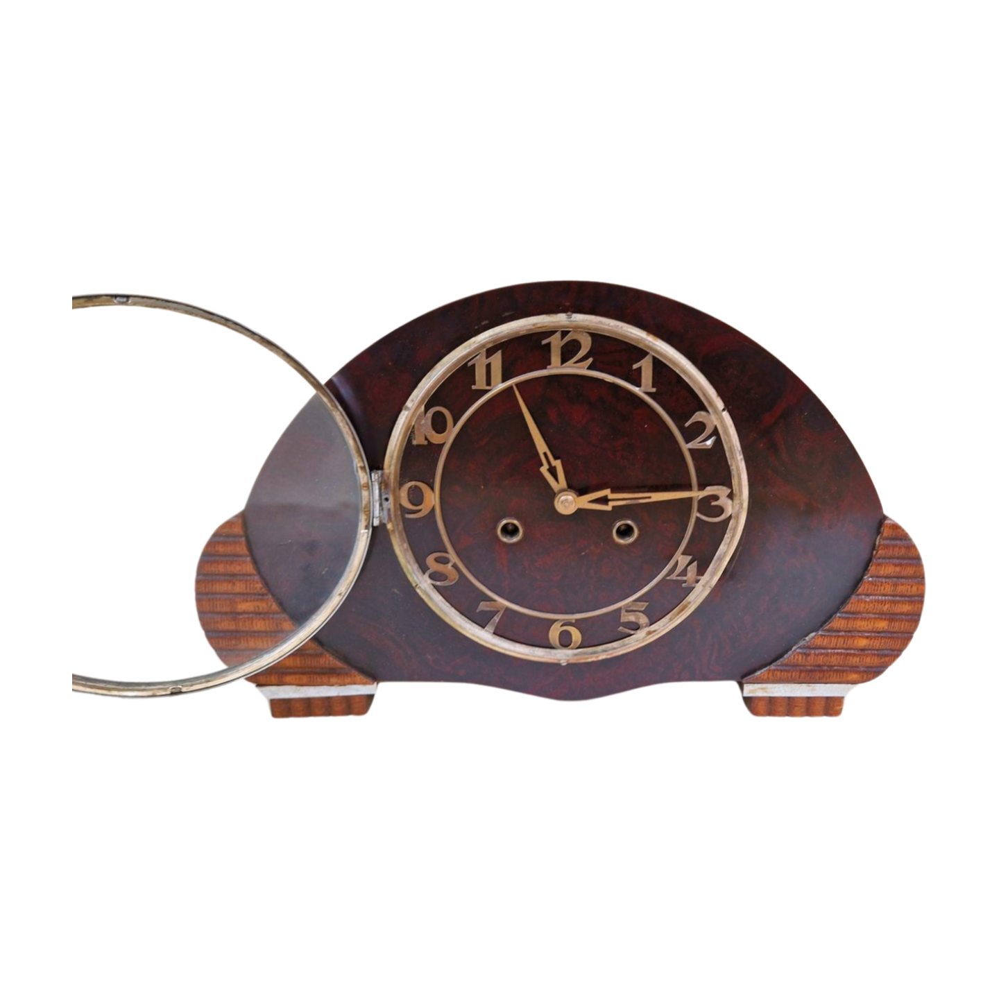 1920s/1930s Antique Amsterdam School Mantle Clock