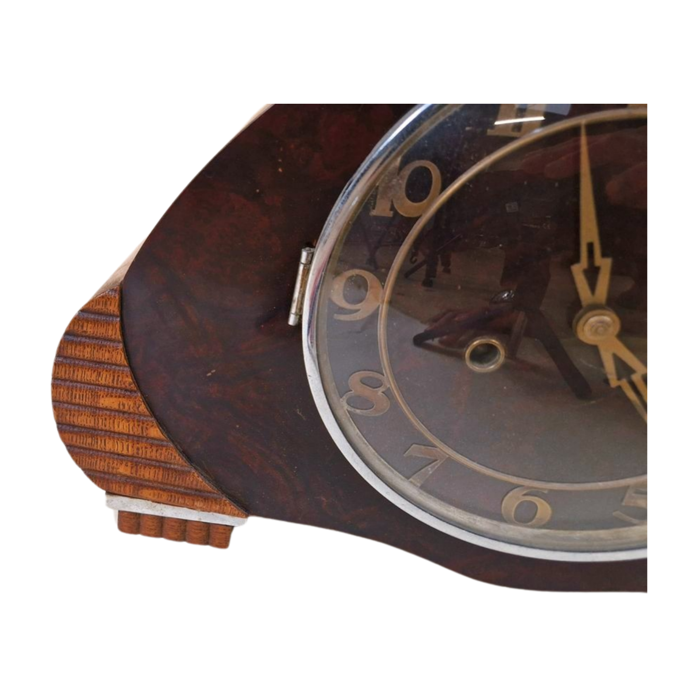 1920s/1930s Antique Amsterdam School Mantle Clock