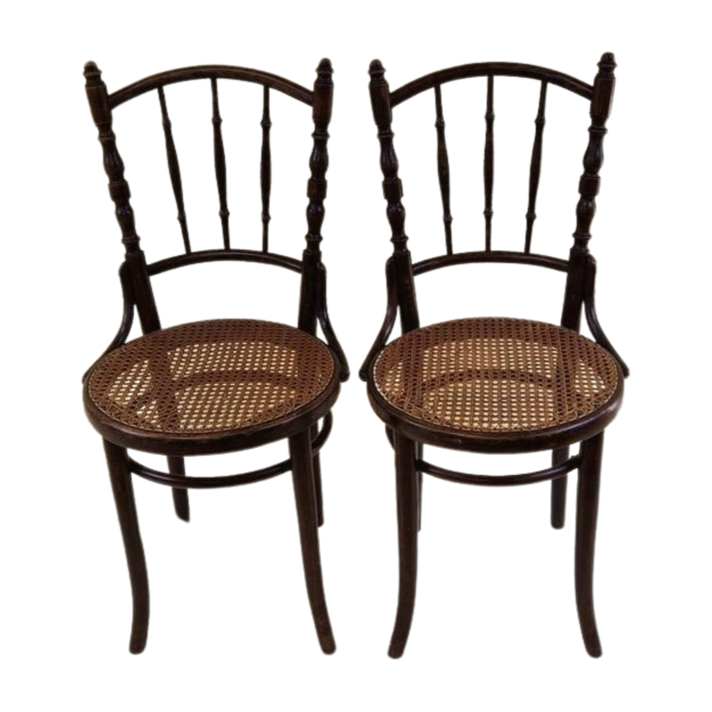 Set of 2 antique J. Kohn thonet chairs with beautifull patina