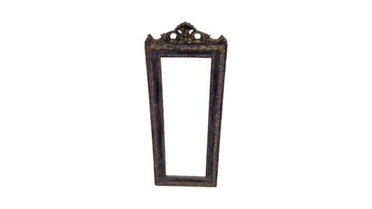 Antique French Baroque Wall Mirror - Ornate Vintage Decor