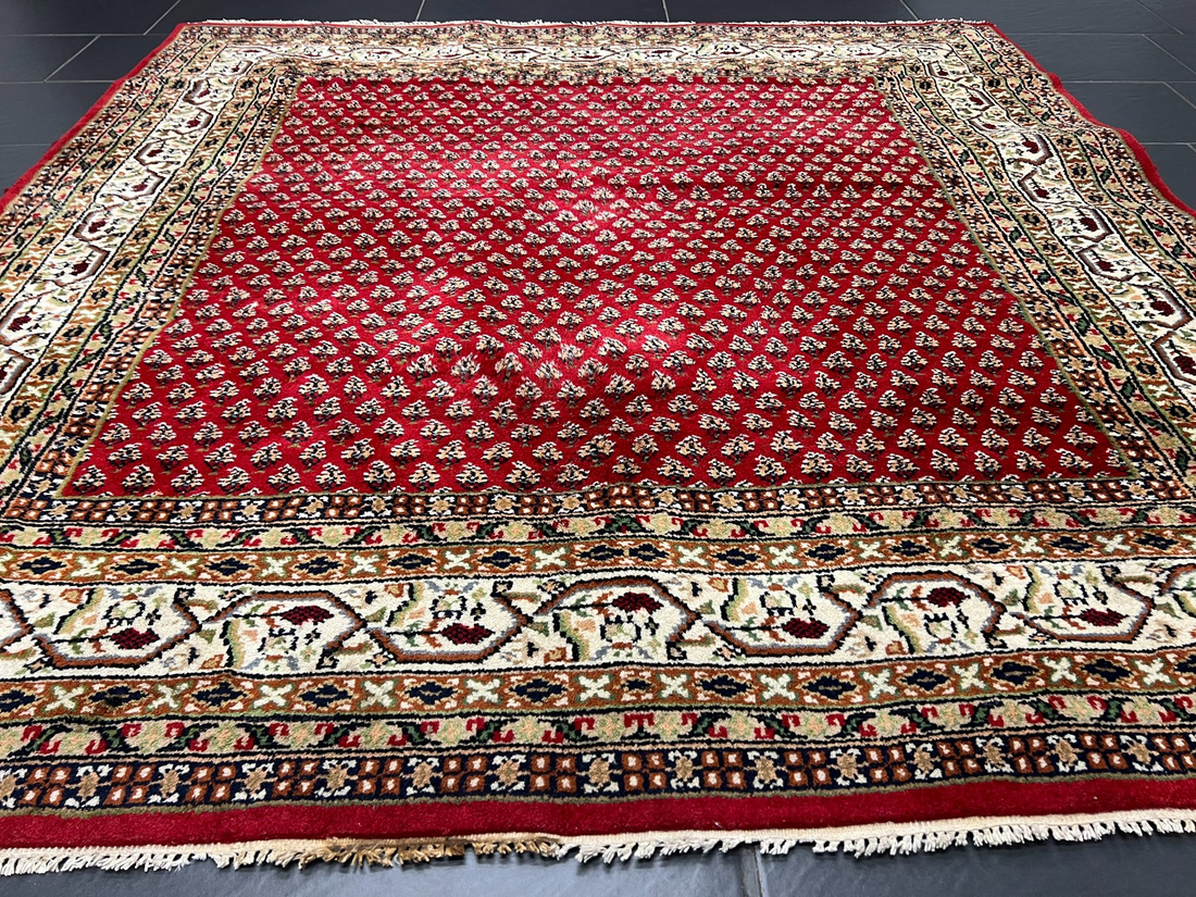 Sarouk Mir - Vintage Tapijt - 200 x 195 cm - 6,56 x 6,39 voet