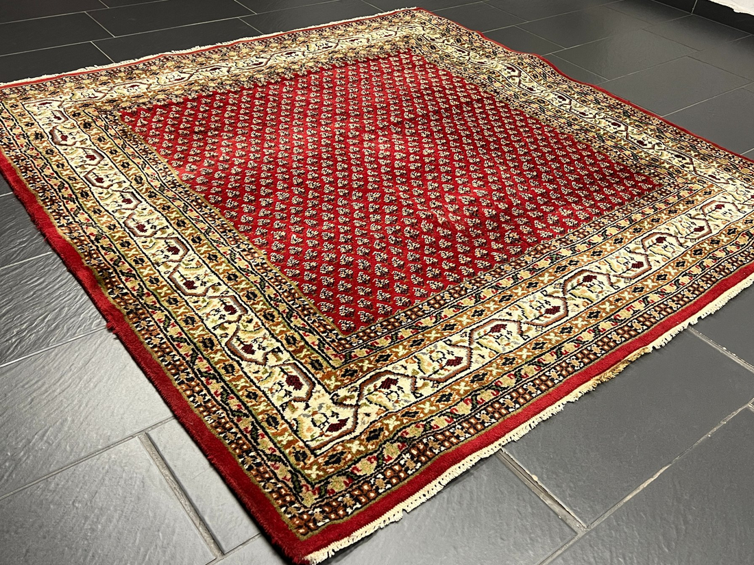 Sarouk Mir - Vintage Carpet- 200 x 195 cm - 6.56 x 6.39 Feet