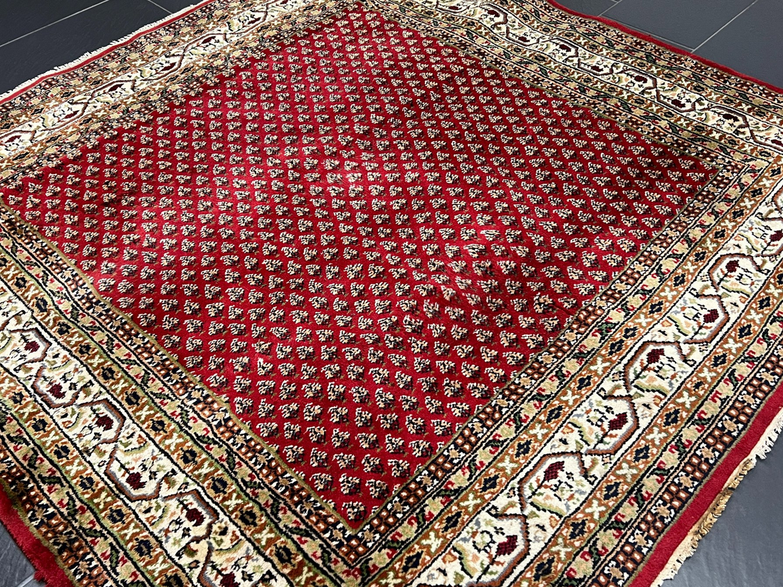 Sarouk Mir - Vintage Tapijt - 200 x 195 cm - 6,56 x 6,39 voet