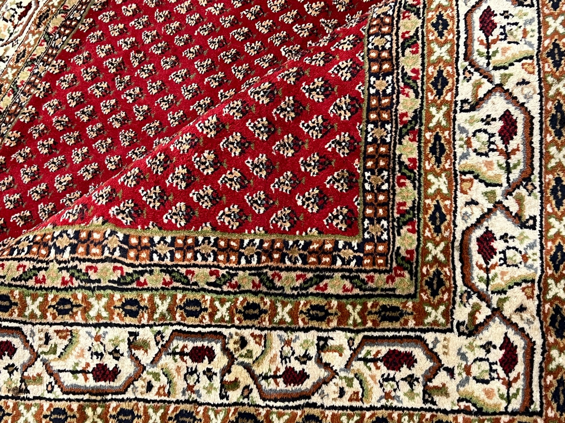 Sarouk Mir - Vintage Tapijt - 200 x 195 cm - 6,56 x 6,39 voet