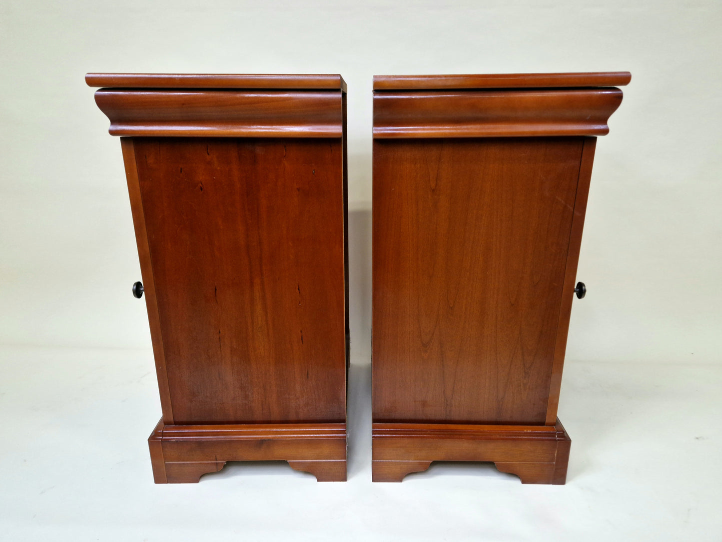 Pair Of Vintage French Nutwood Nightstands