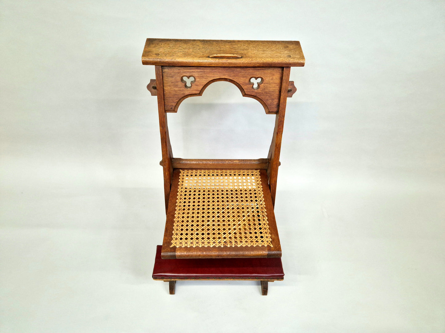 Antique Dutch Oak Prayer Chair, Prayer Kneeler,  Kneeling Bench, Gothic Decor, Farmhouse Decor